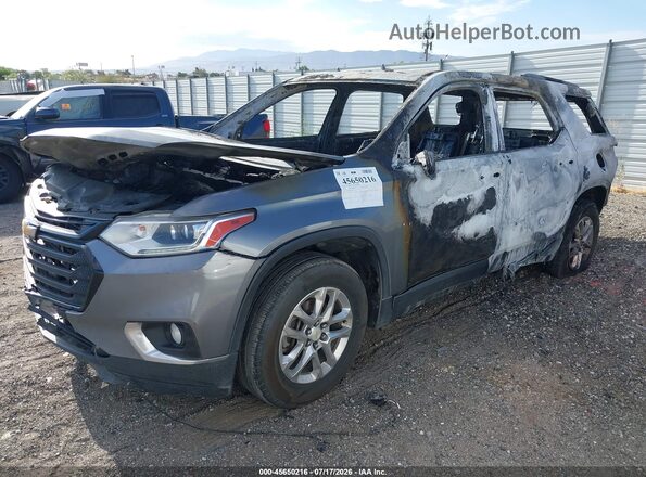 1GNERGKW1JJ277779 2018 CHEVROLET TRAVERSE Gray Առջևի ձախ երեք քառորդ տեսարան