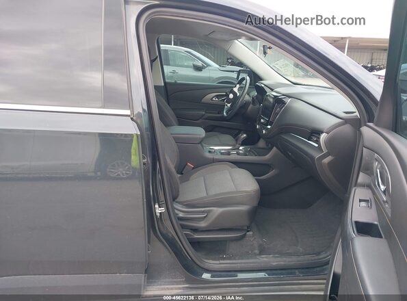 1GNERGKW1KJ129732 2019 CHEVROLET TRAVERSE Black Widok wnętrza z przodu