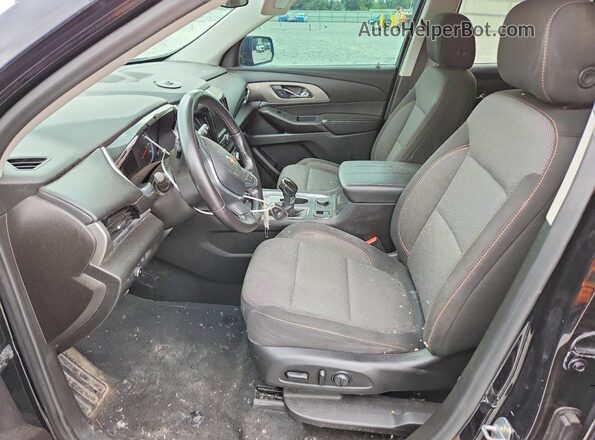 1GNERGKW1MJ187679 2021 CHEVROLET TRAVERSE Черный Вид салона спереди