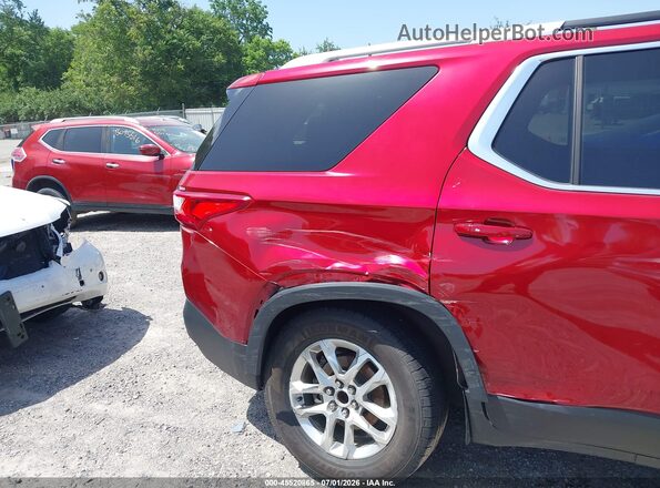 1GNERGKW2JJ112453 2018 CHEVROLET TRAVERSE Maroon Դիմացի տեսք