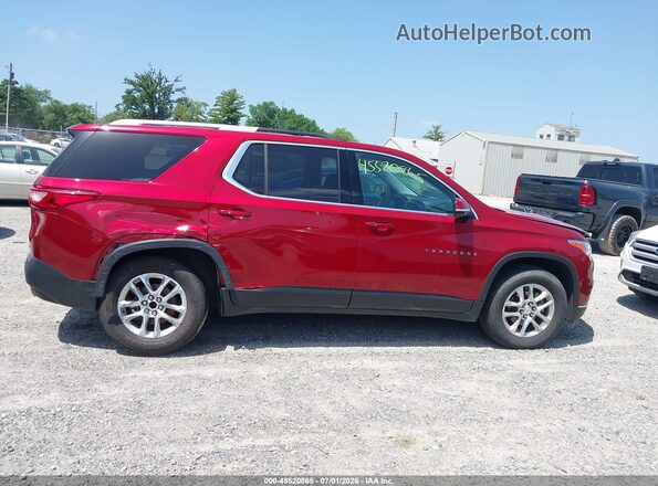1GNERGKW2JJ112453 2018 CHEVROLET TRAVERSE Maroon Սալոնի հետևի տեսք