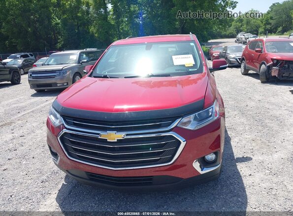 1GNERGKW2JJ112453 2018 CHEVROLET TRAVERSE Maroon Սարքավորումների վահանակի տեսք