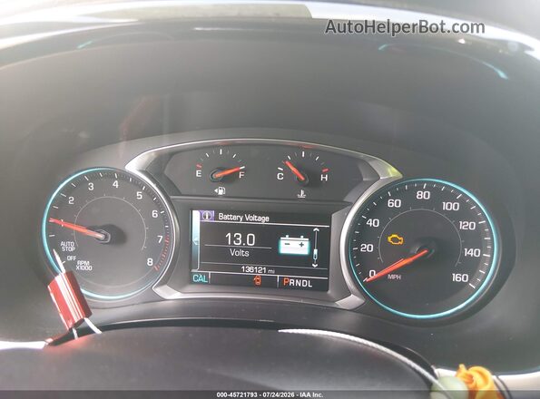1GNERGKW2KJ138262 2019 CHEVROLET TRAVERSE White უკანა სავარძლების ხედი