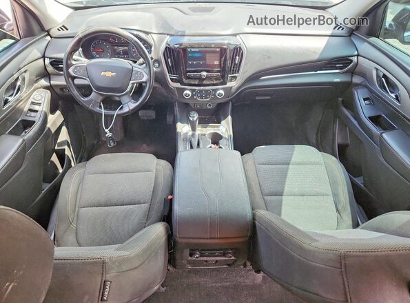 1GNERGKW2KJ144384 2019 CHEVROLET TRAVERSE Black Առջևի վահանակի տեսք