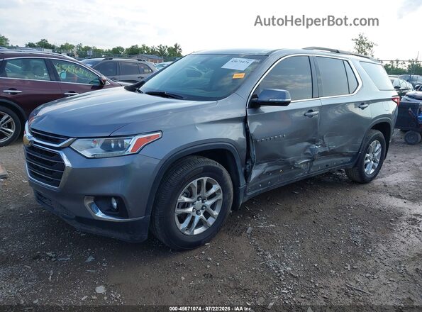 1GNERGKW2KJ245148 2019 CHEVROLET TRAVERSE Gray Vista tres cuartos delantera izquierda