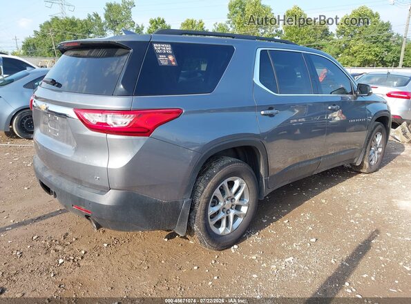 1GNERGKW2KJ245148 2019 CHEVROLET TRAVERSE Gray Trasero derecho