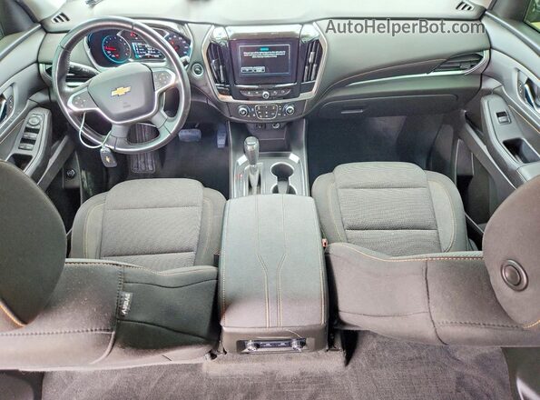 1GNERGKW2KJ266923 2019 CHEVROLET TRAVERSE Silver Вид панелі приладів