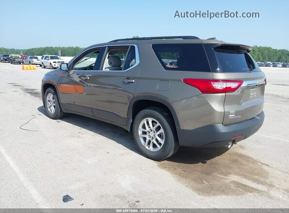 1GNERGKW2LJ135508 2020 CHEVROLET TRAVERSE Brown უკანა მარცხენა