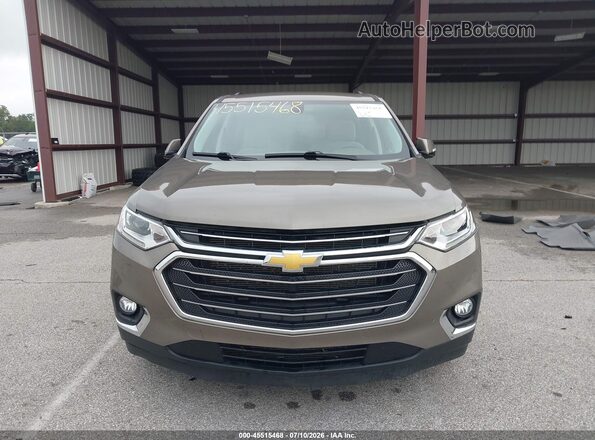 1GNERGKW2LJ135508 2020 CHEVROLET TRAVERSE Brown ხელსაწყოთა პანელის ხედი
