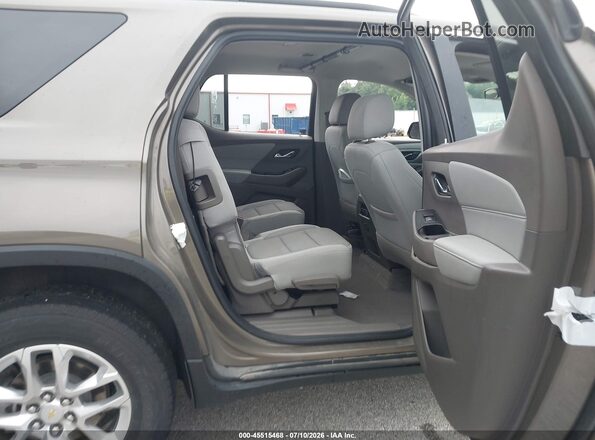 1GNERGKW2LJ135508 2020 CHEVROLET TRAVERSE Brown VIN კოდის სტიკერის ხედი