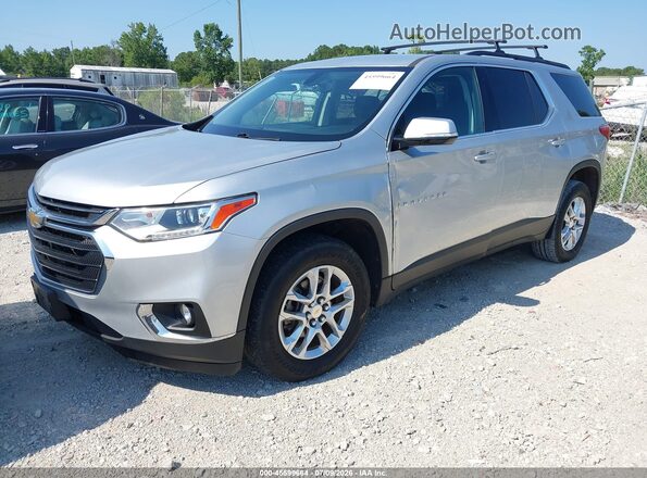 1GNERGKW2LJ167729 2020 CHEVROLET TRAVERSE Silver წინა მარცხენა ხედი სამი მეოთხედიდან
