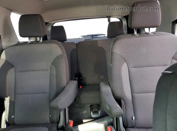 1GNERGKW2LJ238511 2020 CHEVROLET TRAVERSE Black Rear seats view