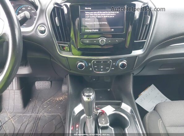 1GNERGKW2LJ317063 2020 CHEVROLET TRAVERSE Gray Dashboard view