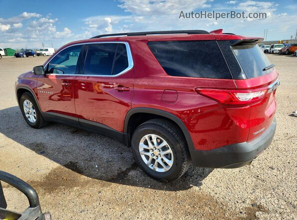 1GNERGKW2MJ174360 2021 CHEVROLET TRAVERSE Темно-бордовый Задняя левая четверть