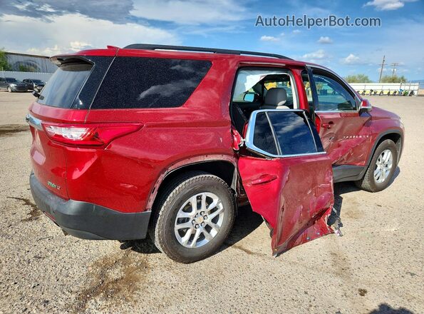1GNERGKW2MJ174360 2021 CHEVROLET TRAVERSE Темно-бордовый Задняя правая четверть
