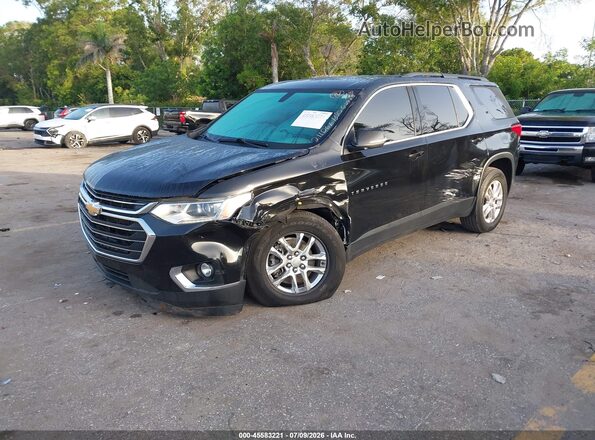 1GNERGKW2MJ211066 2021 CHEVROLET TRAVERSE Black Front left