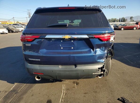 1GNERGKW3NJ150263 2022 CHEVROLET TRAVERSE Синий Вид сзади