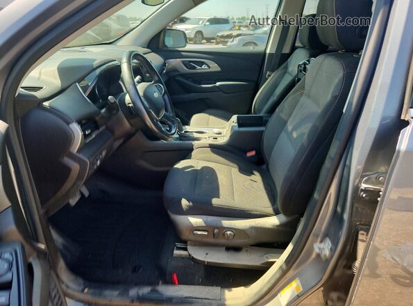1GNERGKW4JJ142960 2018 CHEVROLET TRAVERSE Серый Вид салона спереди