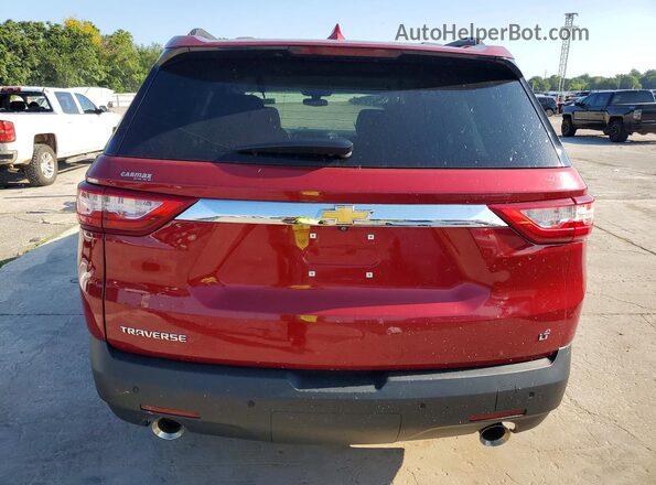 1GNERGKW4LJ264544 2020 CHEVROLET TRAVERSE Red Вид ззаду