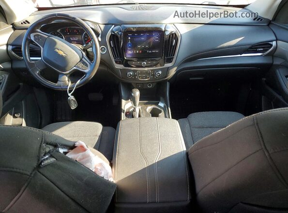1GNERGKW4LJ264544 2020 CHEVROLET TRAVERSE Red Вид панелі приладів