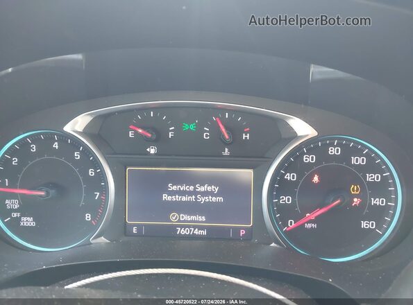 1GNERGKW4LJ292814 2020 CHEVROLET TRAVERSE Gray Vista de los asientos traseros