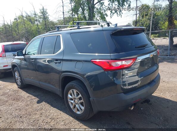1GNERGKW4LJ292814 2020 CHEVROLET TRAVERSE Gray Trasero izquierdo