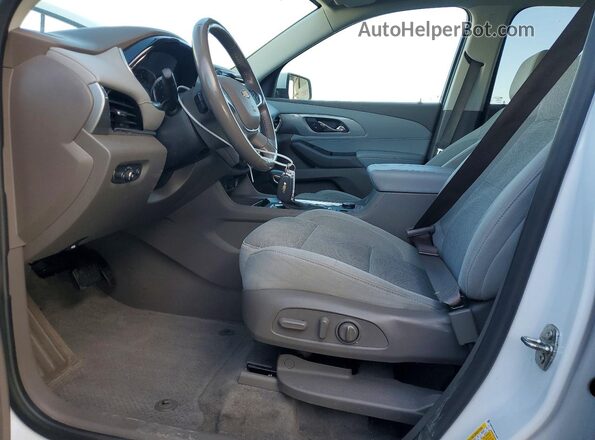 1GNERGKW4MJ136449 2021 CHEVROLET TRAVERSE White Front interior view