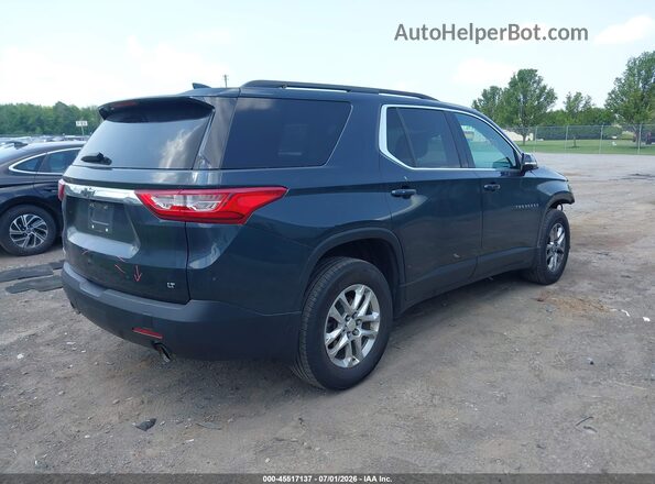 1GNERGKW4MJ147659 2021 CHEVROLET TRAVERSE Gray Trasero derecho