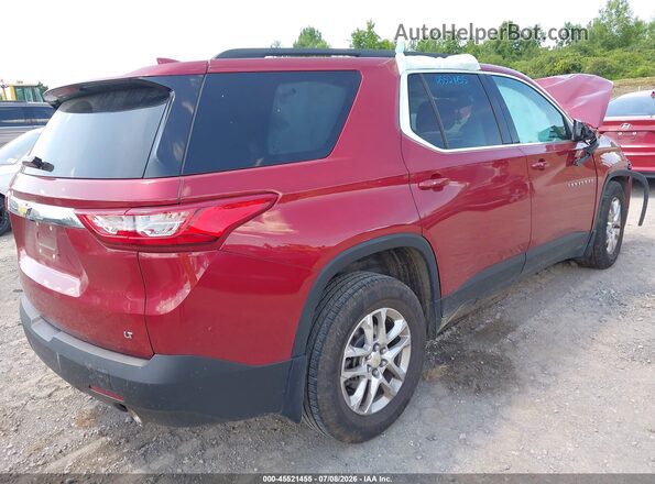 1GNERGKW4MJ167457 2021 CHEVROLET TRAVERSE Red Rear right
