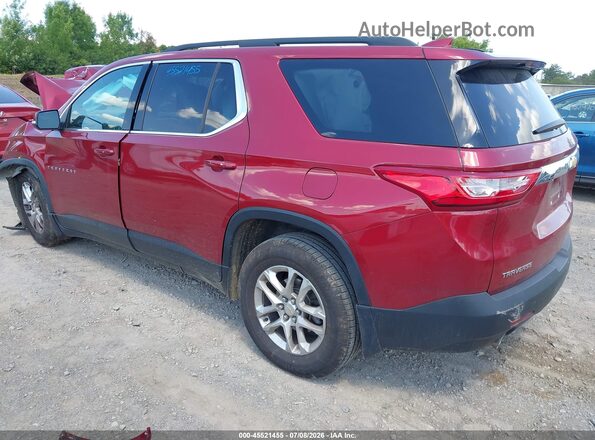 1GNERGKW4MJ167457 2021 CHEVROLET TRAVERSE Red Rear left