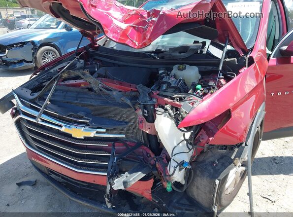 1GNERGKW4MJ167457 2021 CHEVROLET TRAVERSE Red Front view