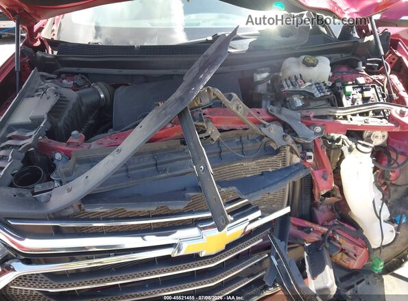 1GNERGKW4MJ167457 2021 CHEVROLET TRAVERSE Red Rear view