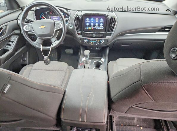 1GNERGKW4MJ263122 2021 CHEVROLET TRAVERSE White Widok deski rozdzielczej
