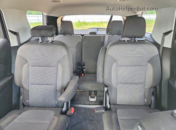 1GNERGKW5JJ166586 2018 CHEVROLET TRAVERSE Black Հետևի նստատեղերի տեսք