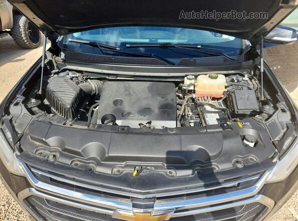 1GNERGKW5JJ166586 2018 CHEVROLET TRAVERSE Black Շարժիչի բաժամունքի տեսք