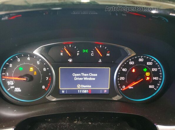 1GNERGKW6LJ173338 2020 CHEVROLET TRAVERSE Black Vista del cuadro de instrumentos