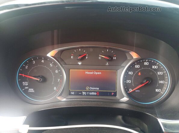 1GNERGKW6PJ163902 2023 CHEVROLET TRAVERSE White Widok zestawu wskaźników