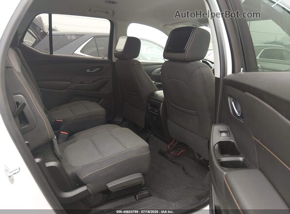 1GNERGKW7KJ158443 2019 CHEVROLET TRAVERSE White VIN კოდის სტიკერის ხედი