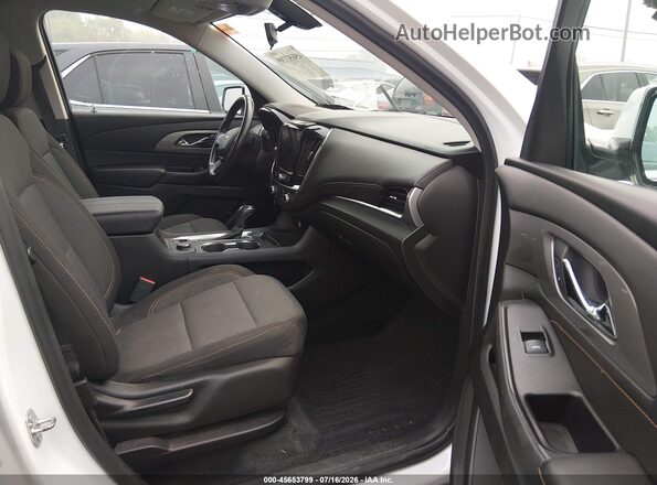 1GNERGKW7KJ158443 2019 CHEVROLET TRAVERSE White წინა სალონის ხედი
