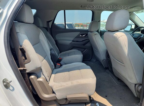 1GNERGKW7KJ237787 2019 CHEVROLET TRAVERSE White Սալոնի հետևի տեսք