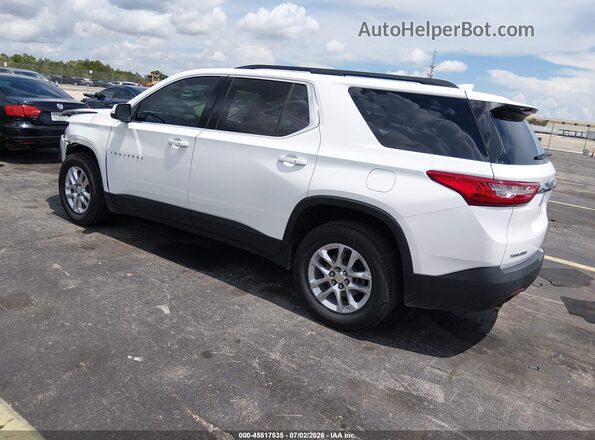1GNERGKW7MJ265141 2021 CHEVROLET TRAVERSE Белый Задняя левая четверть