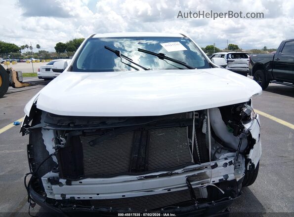 1GNERGKW7MJ265141 2021 CHEVROLET TRAVERSE Белый Вид задней части салона