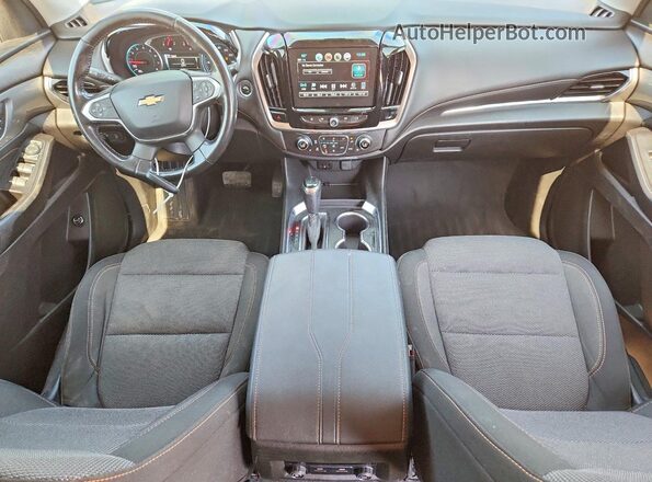 1GNERGKW8KJ103662 2019 CHEVROLET TRAVERSE Black წინა პანელის ხედი