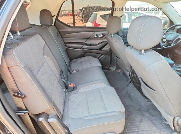 1GNERGKW8KJ103662 2019 CHEVROLET TRAVERSE Black უკანა სალონის ხედი