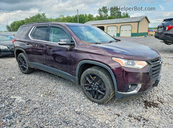 1GNERGKW8KJ196974 2019 CHEVROLET TRAVERSE Maroon წინა მარჯვენა