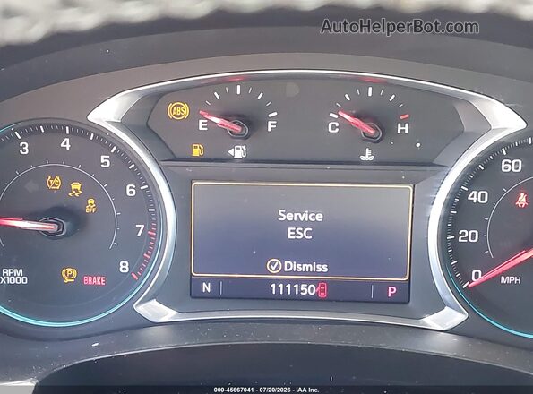 1GNERGKW8LJ161465 2020 CHEVROLET TRAVERSE Белый 