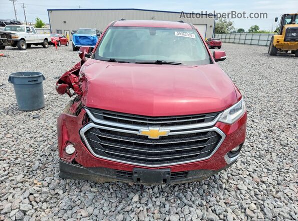 1GNERGKW8LJ201219 2020 CHEVROLET TRAVERSE Red Вид спереду