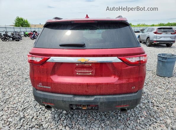 1GNERGKW8LJ201219 2020 CHEVROLET TRAVERSE Red Вид ззаду
