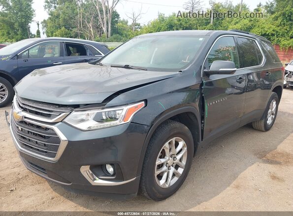 1GNERGKW9KJ295626 2019 CHEVROLET TRAVERSE Gray Front left