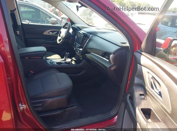 1GNERGKWXJJ165210 2018 CHEVROLET TRAVERSE Красный Вид салона спереди